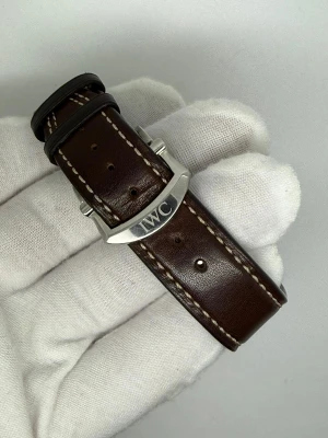 IWC Pilot Spitfire Chronograph 42mm Stainless Steel Silver Dial Day-Date Circa 2012 IW371702
