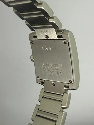 Cartier Tank Française Ladies 20x25mm Stainless Steel 3217 2024 Unworn
