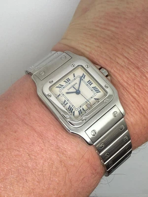 Cartier Santos Galbée Quartz Midsize 29mm Stainless Steel 1564 Late 1980s / Early 1990s
