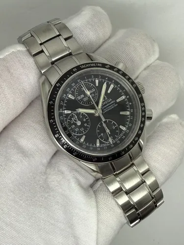 Omega Speedmaster Automatic Chronometer Triple Date 39mm Stainless Steel 3220.50.00 2009