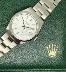Rolex Oyster Perpetual Date 34mm Stainless Steel Oyster Bracelet 1500 1967