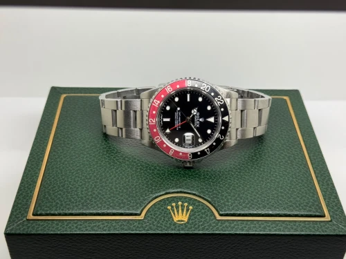 Rolex GMT-Master II Coke 40mm Stainless Steel Oyster Bracelet 16710 1989
