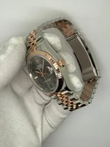 Rolex Oyster Perpetual Datejust 36mm Steel & 18ct Rose Gold Wimbledon Dial 126231 2021