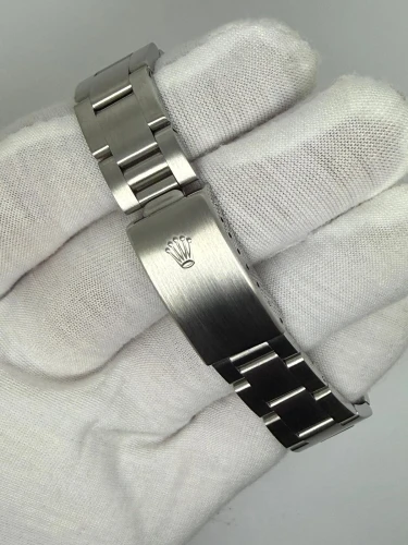 Rolex Oyster Perpetual Air-King 34mm Stainless Steel Green Sunburst Dial 5500 1982