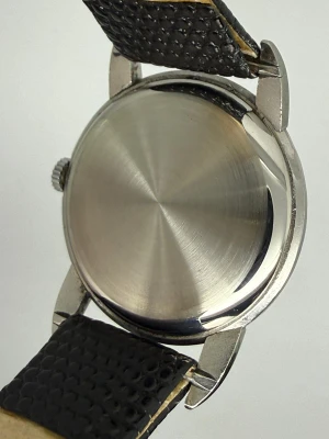Longines Manual Wind 35mm Stainless Steel Black Dial Rose Gold Furnishings 23394-140 1946