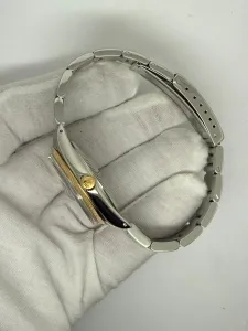 Rolex Oyster Perpetual Date 34mm Stainless Steel & 18ct Yellow Gold Fluted Bezel Oyster Bracelet 15000 1981