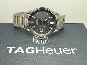 TAG Heuer Carrera Calibre 5 41mm Stainless Steel Black Dial WAZ211A-1 2023