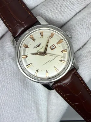 Longines Conquest Calendar Automatic 35mm Stainless Steel Two Tone Dial 9004-8 1959