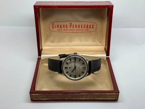 Girard-Perregaux Gyromatic 36mm Stainless Steel Silver Dial Automatic Late 1960s / Early 1970s