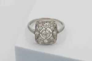 Platinum Diamond Ladies Ring 0.65ct