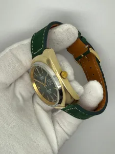 Omega Seamaster Cosmic 2000 Automatic 39mm Gold-Capped Green Dial 166.0133 1978
