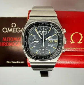 Omega Speedmaster Automatic Day-Date “TV Screen” Reference 176.0014 1978
