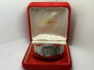 Omega Constellation Ladies Automatic Chronometer 27mm Stainless Steel & 18ct White Gold Bezel 568.014 1970