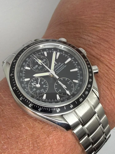 Omega Speedmaster Automatic Chronometer Triple Date 39mm Stainless Steel 3220.50.00 2009