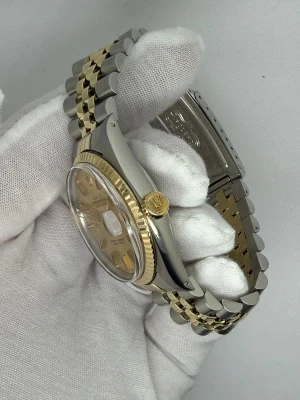 Rolex Oyster Perpetual Datejust 36mm Stainless Steel & 18ct Yellow Gold Jubilee Champagne Dial 16013 1979