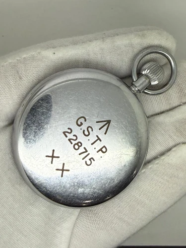 Jaeger-LeCoultre British Military GSTP Pocket Watch World War II Broad Arrow Serviced