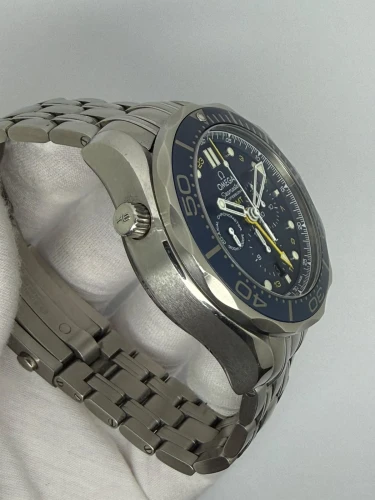 Omega Seamaster Diver 300M Chronograph GMT 44mm Stainless Steel Blue Dial 212.30.44.52.03.001 2019