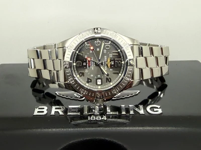 Breitling Colt GMT Automatic Chronometer 40mm Stainless Steel Black Dial A3235011 2008