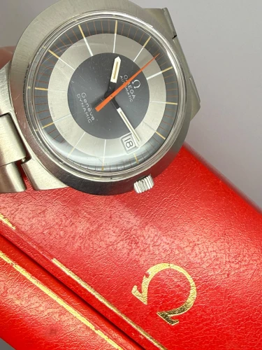 Omega Dynamic Genève Automatic 41mm Stainless Steel Grey Bullseye Dial 165.039 1969