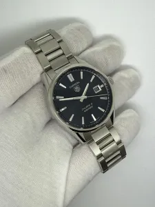 TAG Heuer Carrera Calibre 5 41mm Stainless Steel Black Dial WAZ211A-1 2023