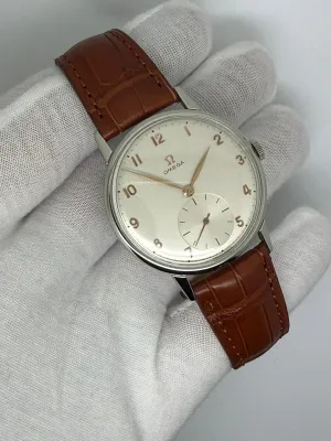 Omega Jumbo Manual Wind 37x44mm Stainless Steel Silver Dial 2272 1952