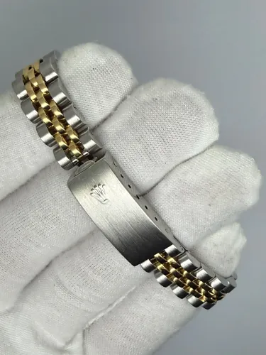 Rolex Ladies Datejust 26mm Mother of Pearl Diamond Dial & Custom Diamond Bezel 69173 1984