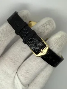 Omega Constellation De Luxe 33.5mm 18ct Gold Black Pie Pan Dial Reference 2700SC – Vintage Box – 1952