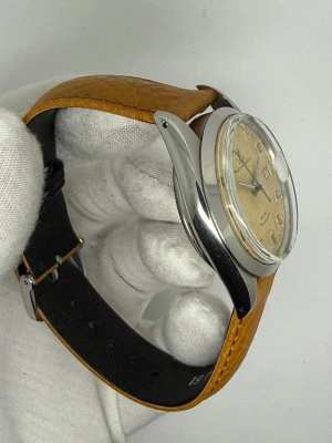 Rolex Tudor Prince Oysterdate 34mm Stainless Steel Honeycomb Dial 7944 1950s