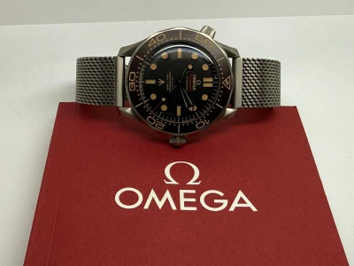 Omega Seamaster Diver 300M James Bond No Time To Die 42mm Titanium Black Dial 210.90.42.20.01.001 2021
