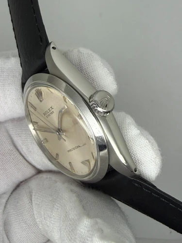 Rolex Oyster Precision 34mm Stainless Steel Silver Sunburst Dial 6426 1972