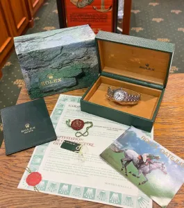 Rolex Oyster Perpetual Datejust Ladies 26mm Stainless Steel & 18ct White Gold Jubilee Bracelet 69174 1999