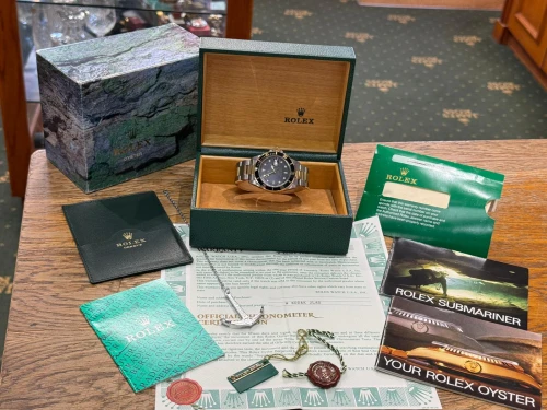 Rolex Submariner Date 40mm Stainless Steel & 18ct Yellow Gold 16803 1987 Full Collectors Set