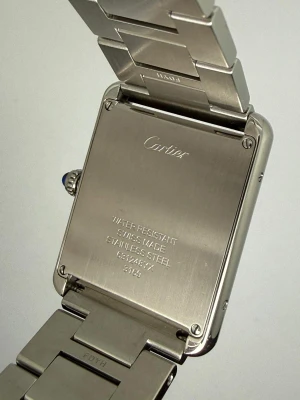 Cartier Tank Solo Quartz 34x27mm Stainless Steel Silver Dial Bracelet 3169 2018 Full Set