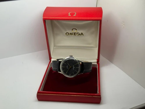 Omega Seamaster 30 Manual Wind 34mm Jumbo Stainless Steel Black Dial 135.003-62-SC 1963