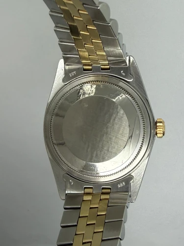 Rolex Oyster Perpetual Datejust 36mm Stainless Steel & 18ct Yellow Gold Champagne Dial Jubilee Bracelet 16013 1980