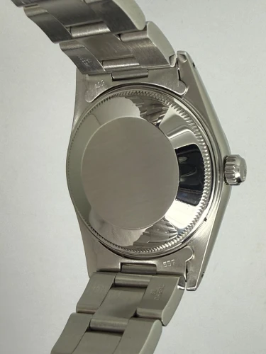 Rolex Oyster Perpetual Date 34mm Stainless Steel Silver Dial 15000 1981