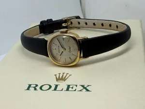 Rolex Orchid Ladies 18mm Solid 18ct Yellow Gold Manual Wind 1978