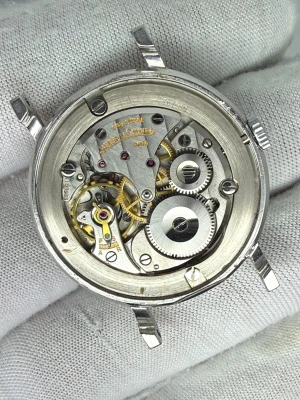 Jaeger-LeCoultre Manual Wind 34mm Stainless Steel Silver Dial JLC 480 1950s