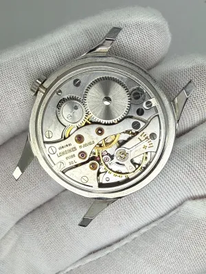 Longines Jumbo Manual Wind 37mm Stainless Steel Striped Dial 6881-2 1958