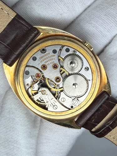 Longines Manual Wind 34mm Solid 9ct Gold Sub Seconds 1958