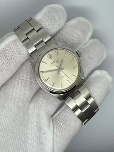 Rolex Air-King Precision 34mm Stainless Steel Silver Dial 5500 1971