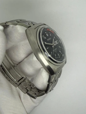 Seiko Bell-Matic Automatic Alarm 39mm Stainless Steel Navy Blue Dial 4006-6031 1973