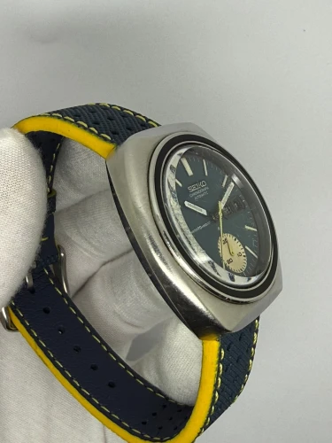 Seiko Automatic Chronograph Blue Dial 6139-8002 1971