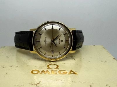 Omega Constellation Automatic Chronometer 36mm 18ct Yellow Gold Pie Pan Dial 168.004/14SC 1963