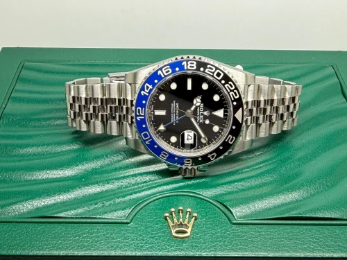 Rolex GMT-Master II Batgirl 40mm Stainless Steel Jubilee Bracelet 126710BLNR 2019