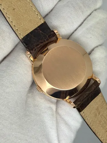 Omega Automatic 35mm 18ct Rose Gold Champagne Dial Calibre 501 2898 SC 1957