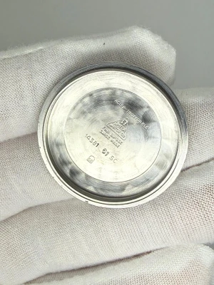 Omega Constellation Automatic Chronometer 34mm Stainless Steel Silver Dial Beads of Rice Bracelet 14381-61-SC 1961