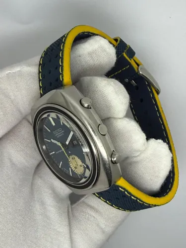 Seiko Automatic Chronograph Blue Dial 6139-8002 1971