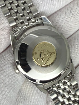 Omega Constellation Automatic Chronometer 34mm Stainless Steel Silver Dial Beads of Rice Bracelet 14381-61-SC 1961