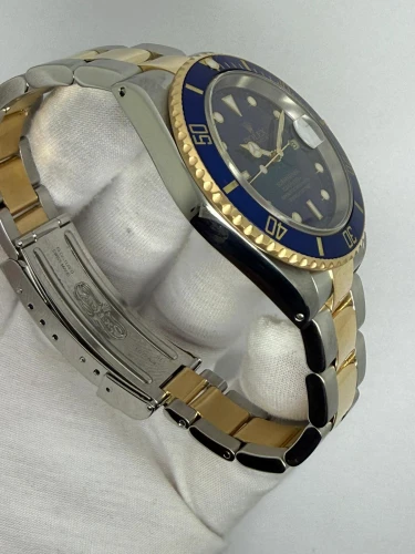 Rolex Submariner Date Bluesy 40mm Stainless Steel & 18ct Yellow Gold 16613 2002 Full Collectors Set